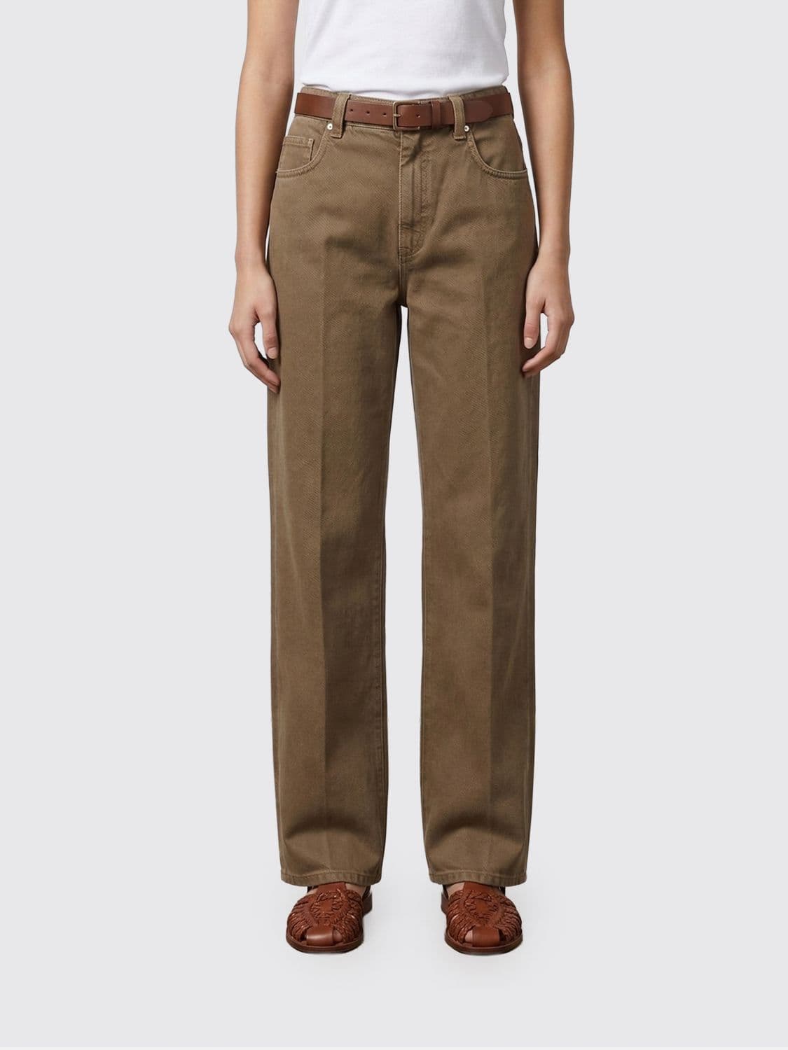 Brunello Cucinelli Jeans Woman color Beige