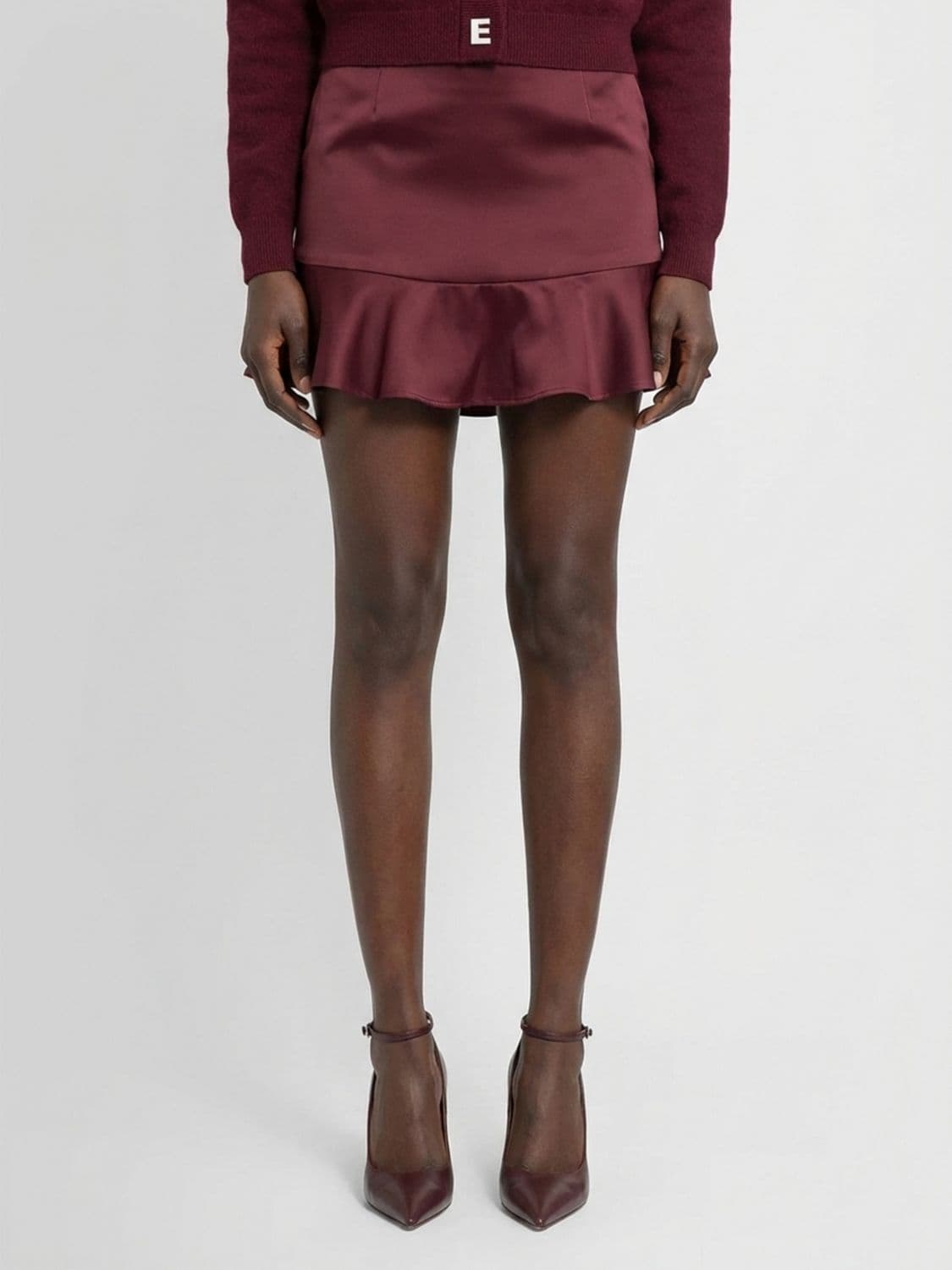 Rotate Skirt Woman color Burgundy