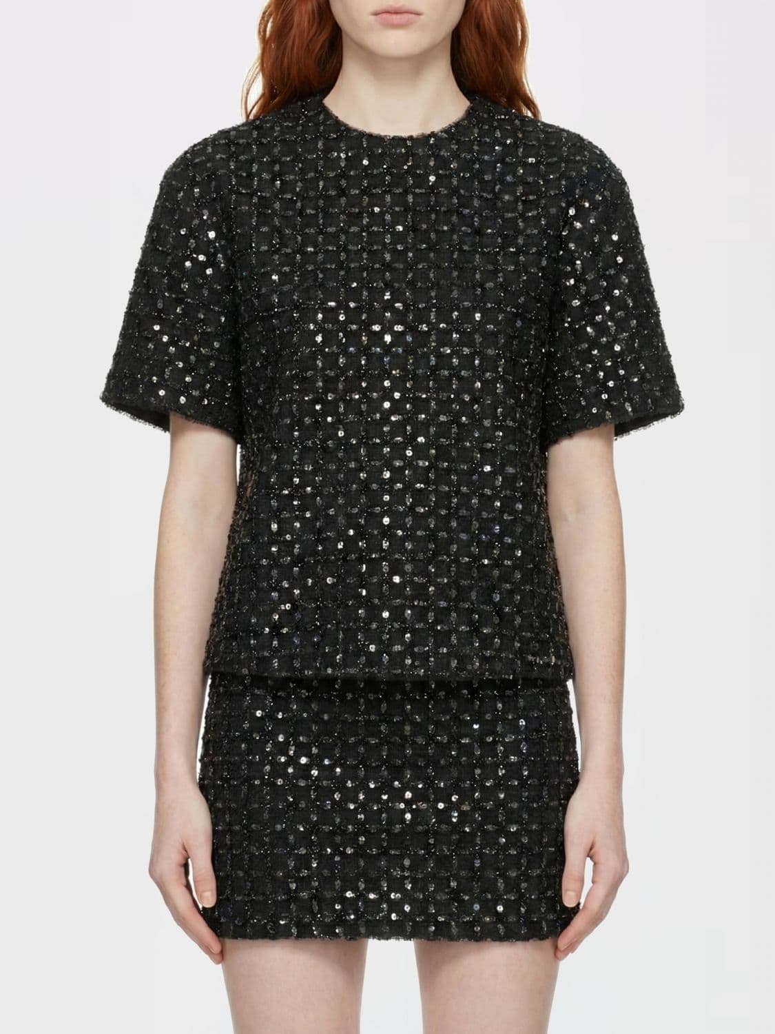 Rotate Top Woman color Black