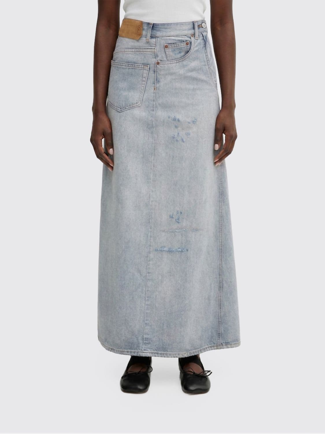 Mm6 Maison Margiela Skirt Woman color Blue