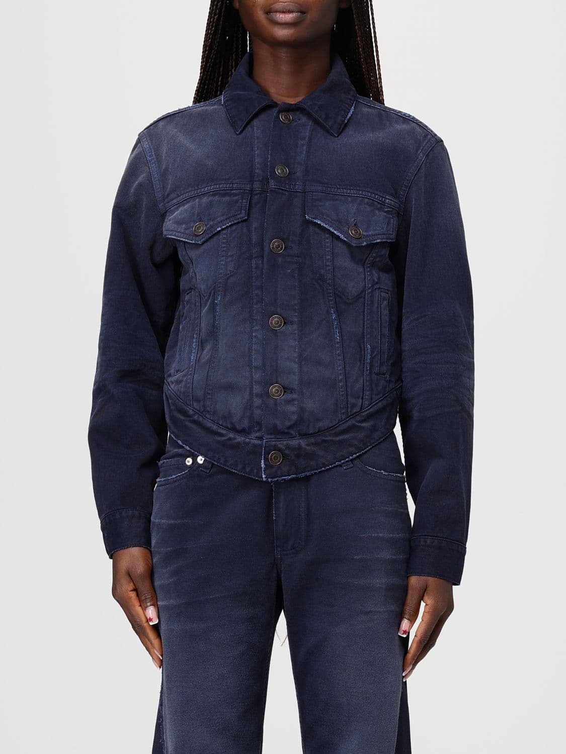 Balenciaga Jacket Woman color Navy