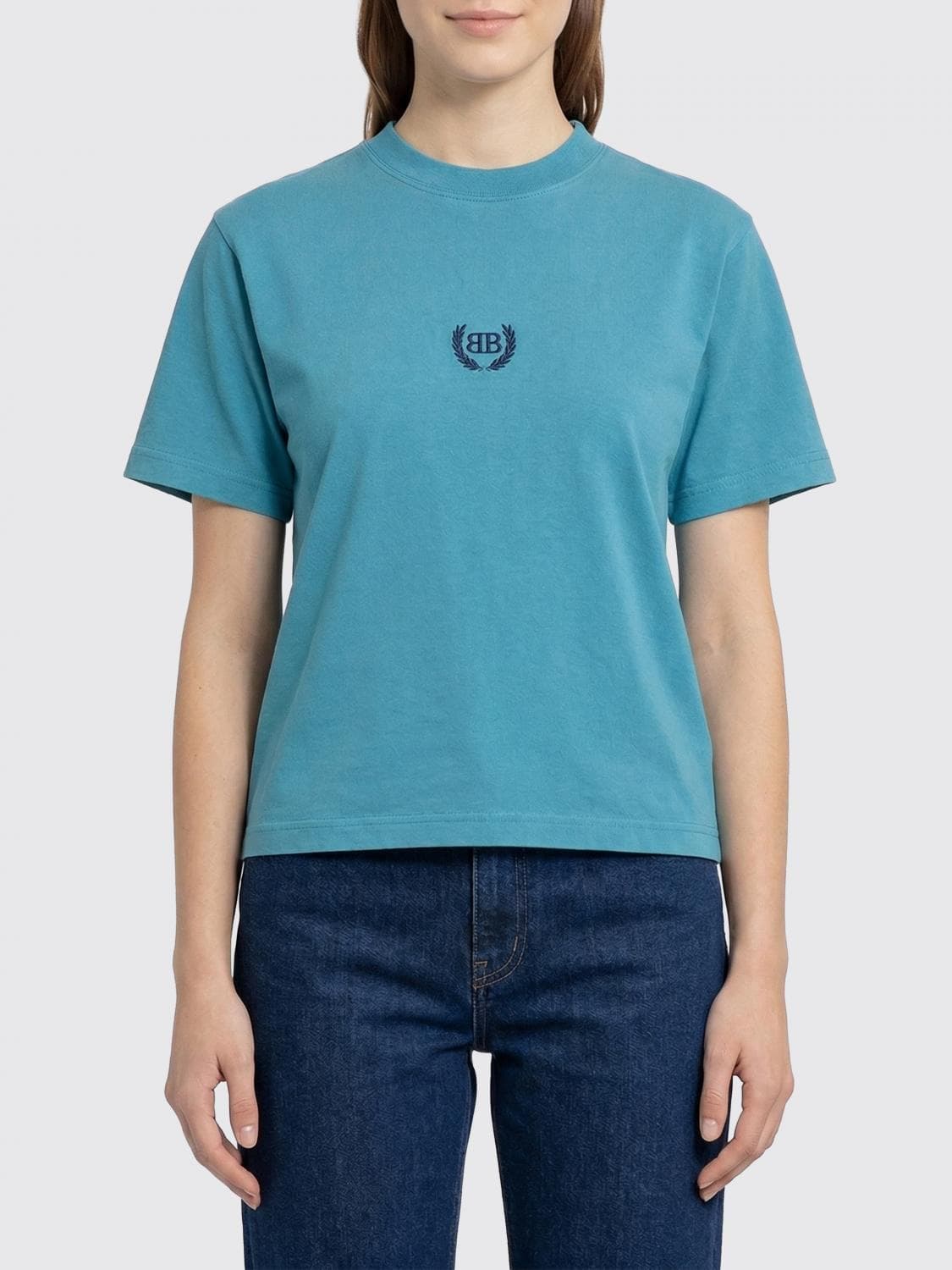 Balenciaga T-Shirt Woman color Navy