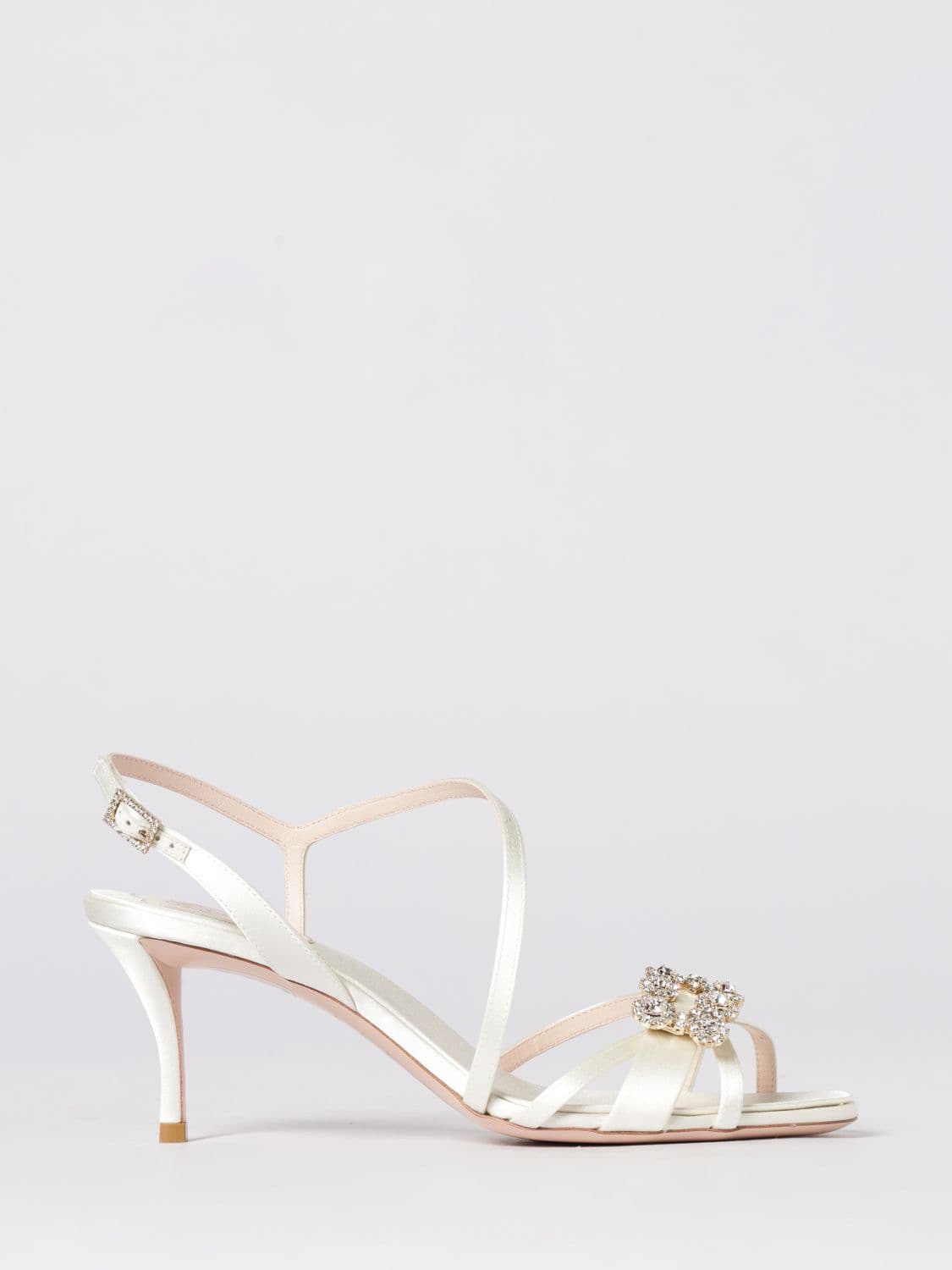 Roger Vivier Heeled Sandal Woman color Yellow Cream