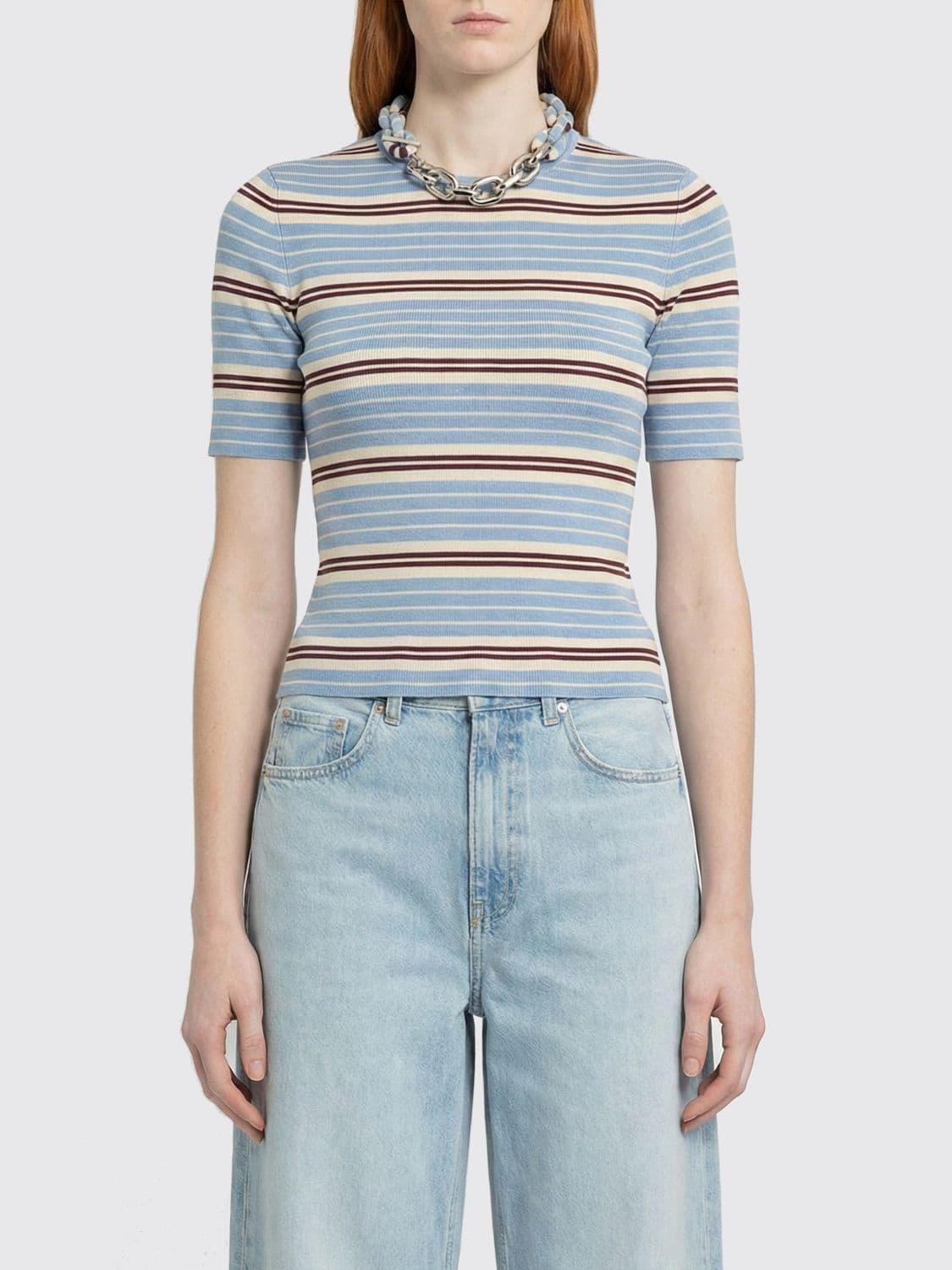 Rabanne Sweater Woman color Blue