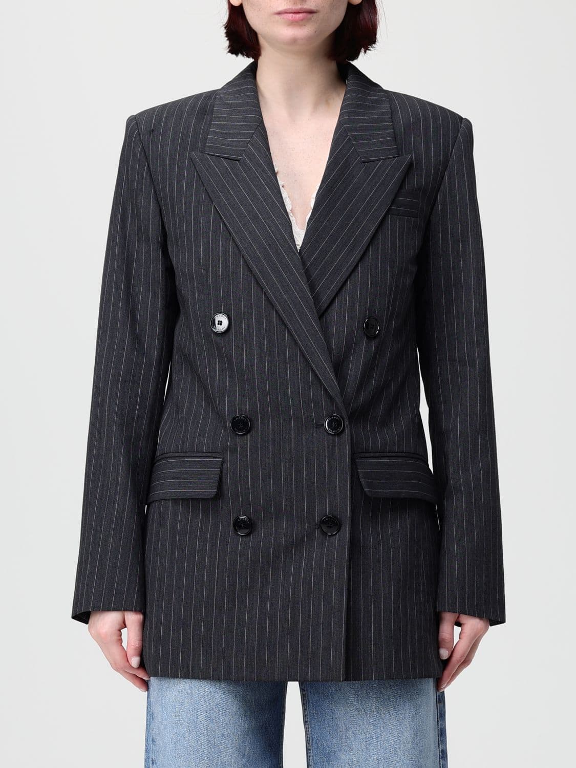 Isabel Marant Jacket Woman color Grey