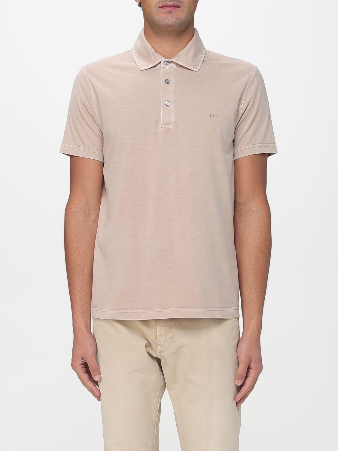 Fay Polo Shirt Men color Rope