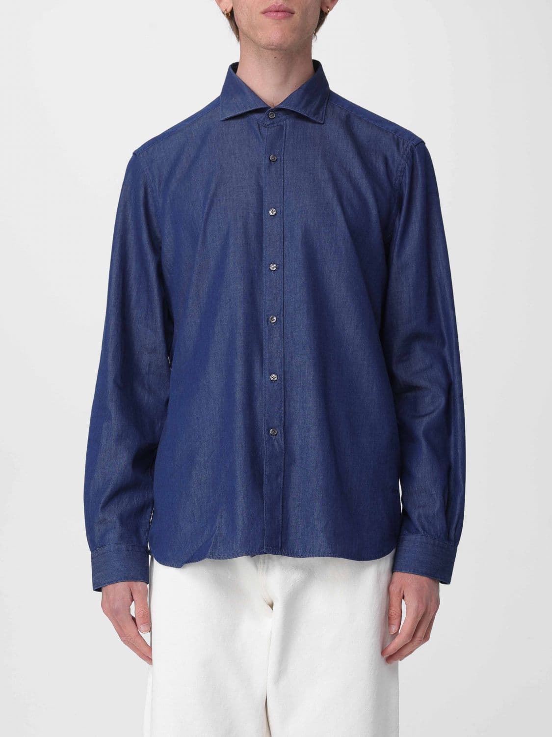 Fay Shirt Men color Stone Bleached