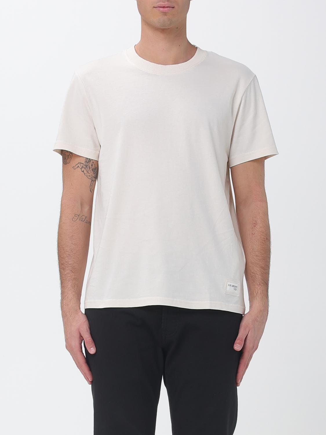 Fay T-Shirt Men color Cream
