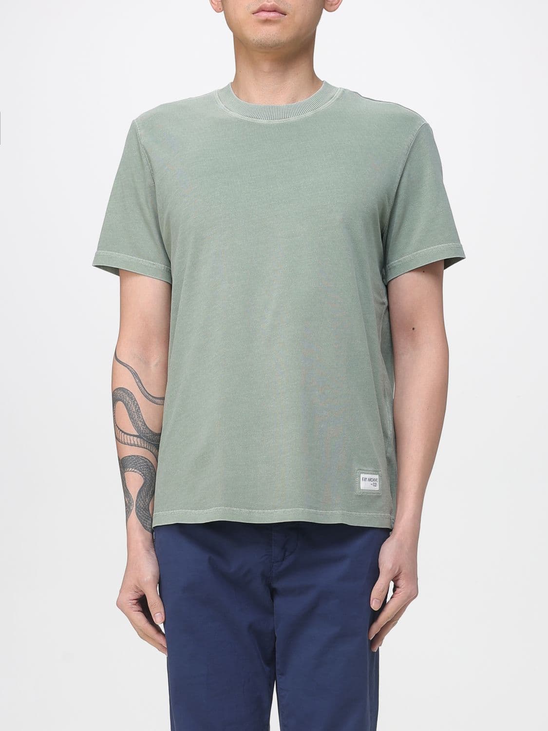 Fay T-Shirt Men color Kiwi