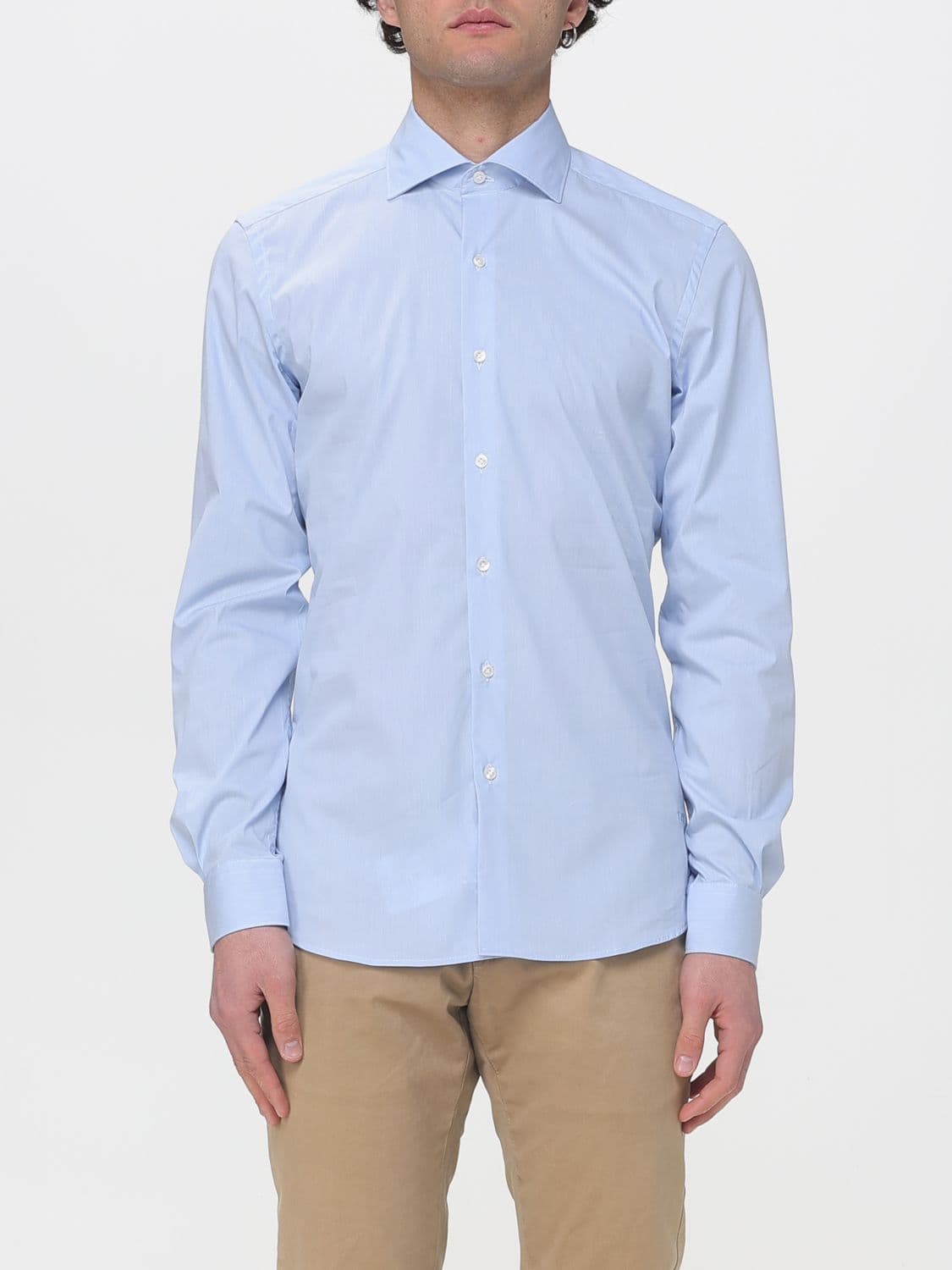Fay Shirt Men color Sky