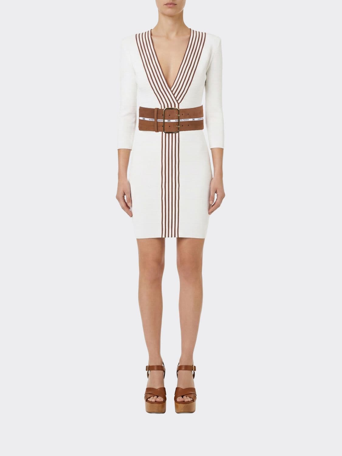Elisabetta Franchi Dress Woman color Ivory