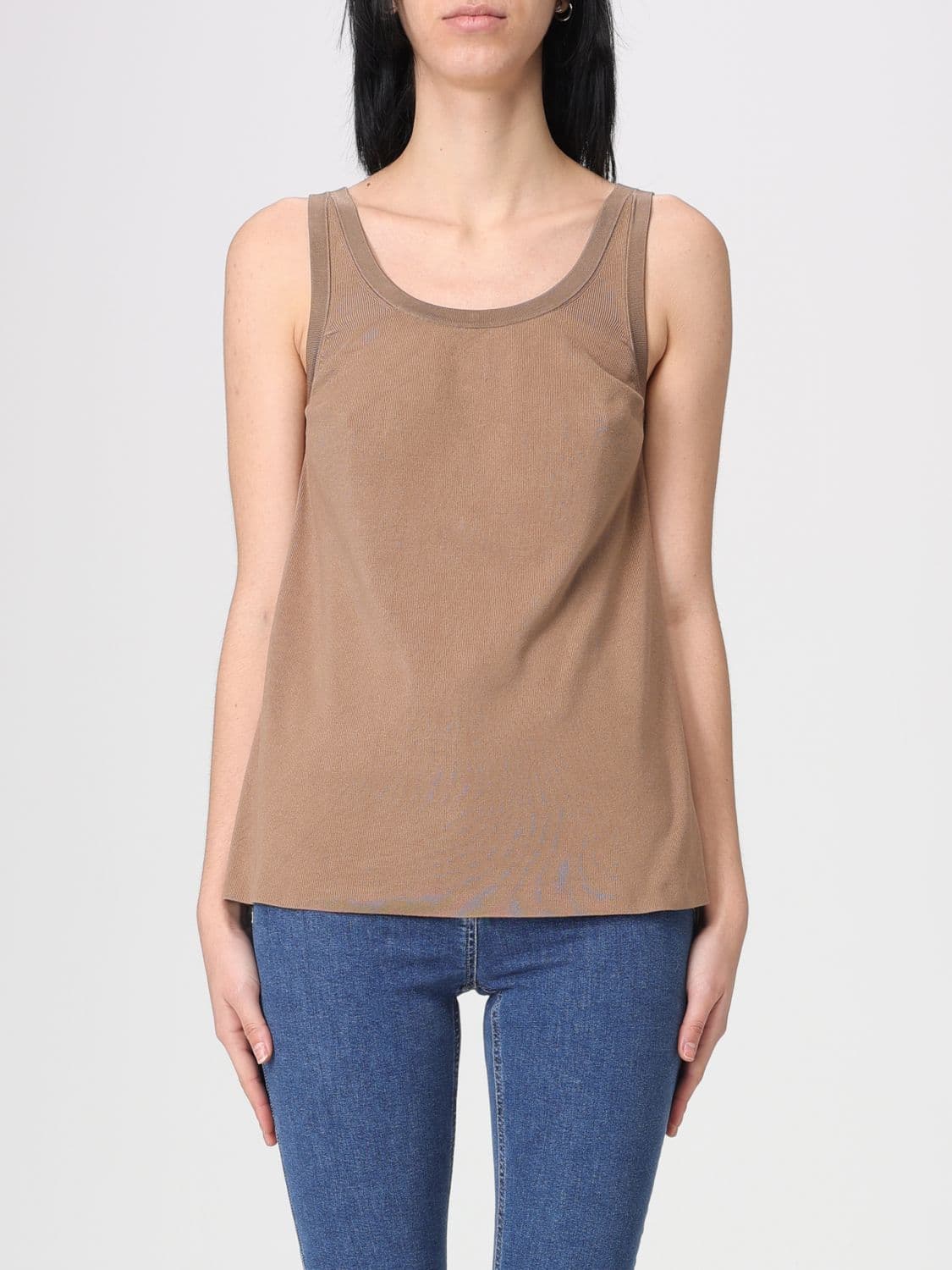 Elisabetta Franchi Top Woman color Cream