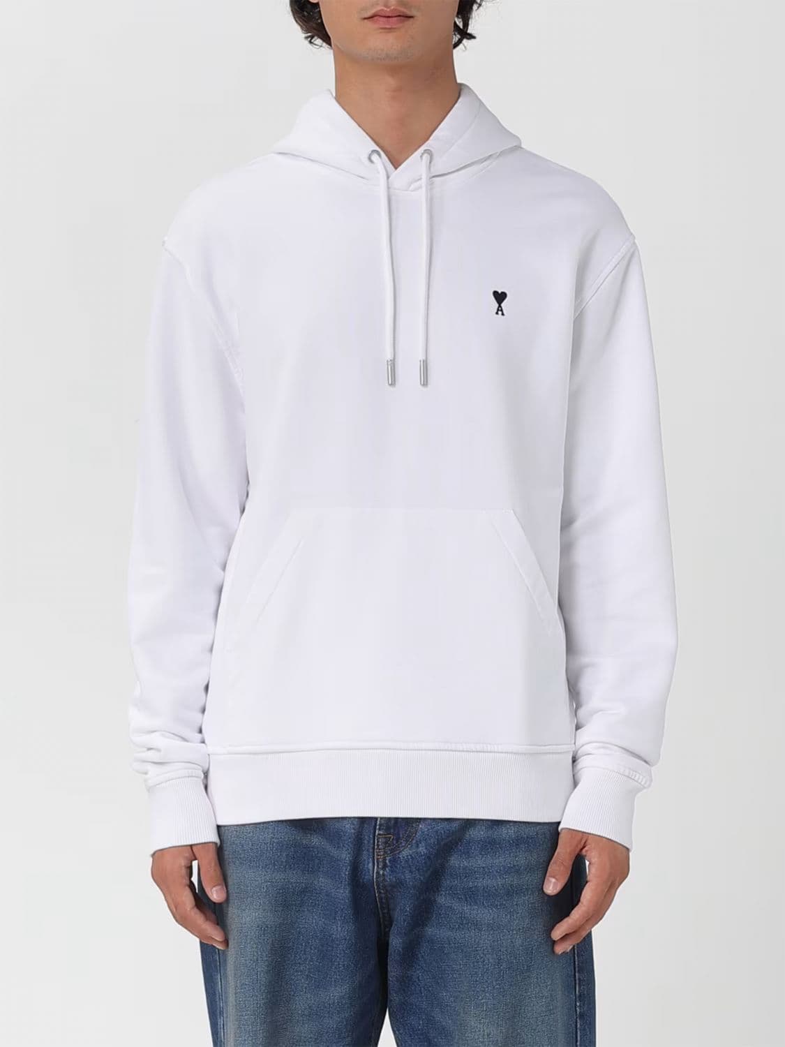 Ami Paris Sweatshirt Men color White