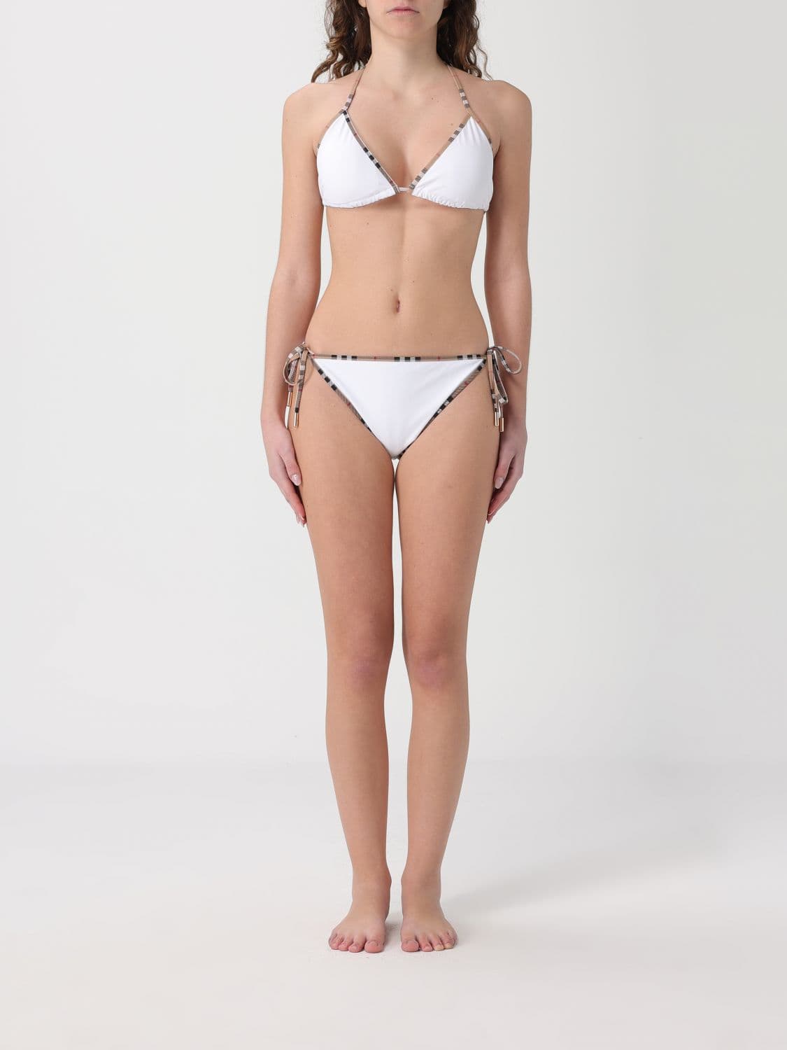 Burberry Swimsuit Woman color White · M