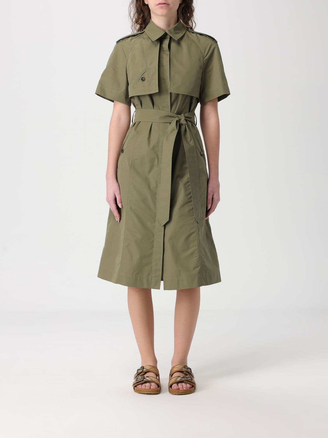 Burberry Dress Woman color Green · 6