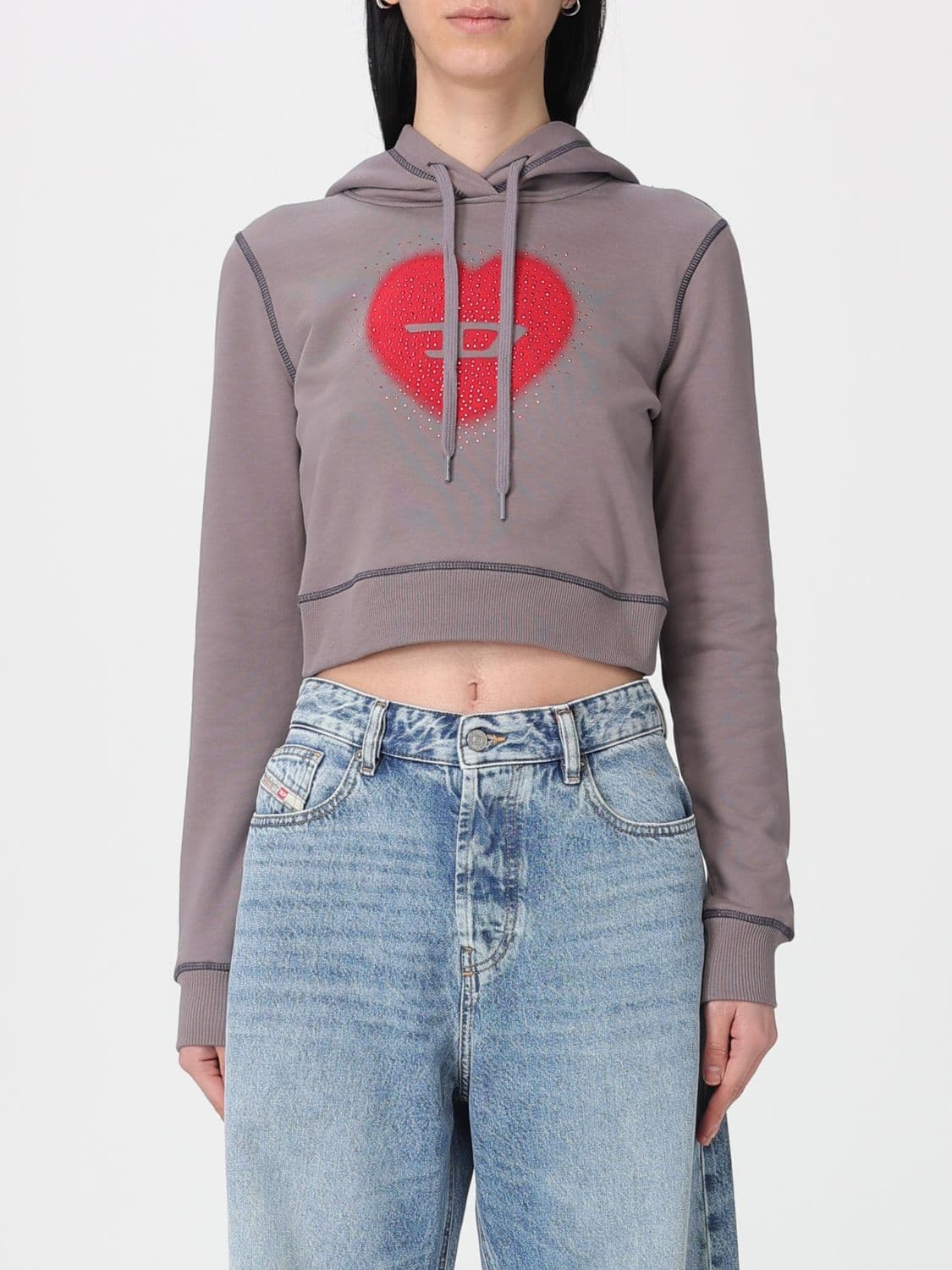 Diesel Sweatshirt Woman color Grey
