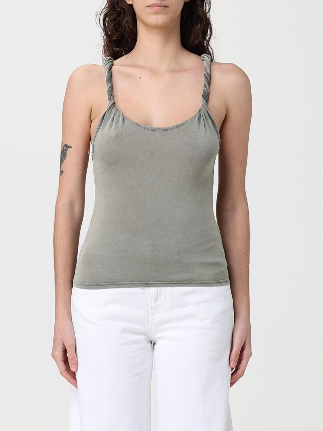 Diesel Top Woman color Grey