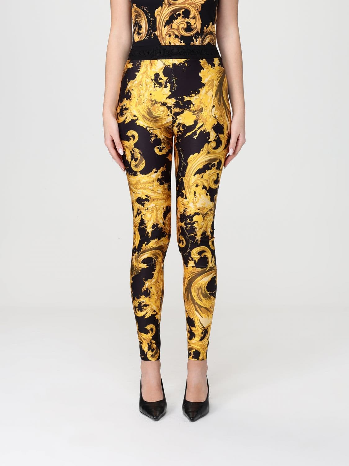 Versace Jeans Couture Pants Woman color Black