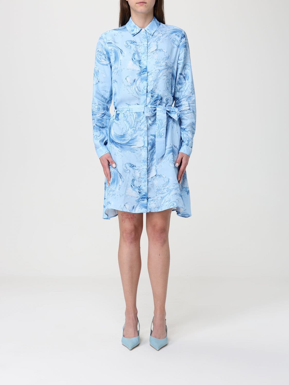 Versace Jeans Couture Dress Woman color Blue