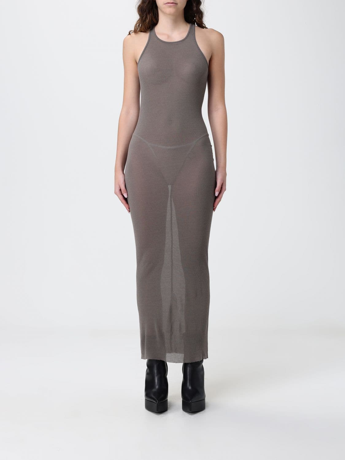Rick Owens Dress Woman color Grey