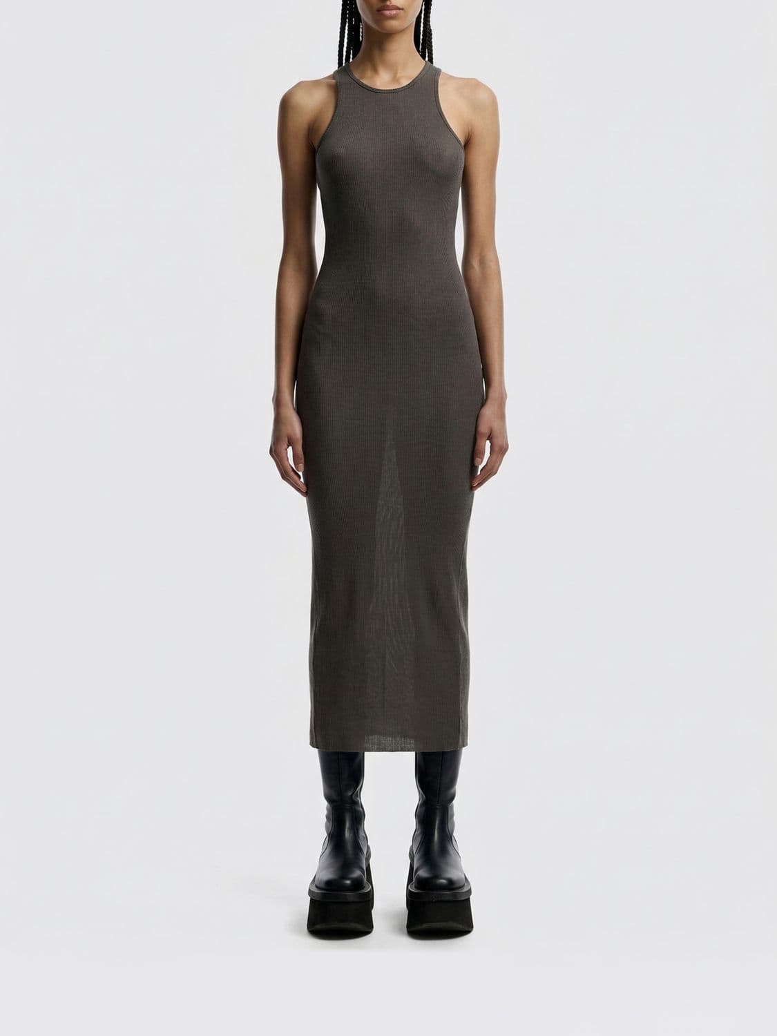 Rick Owens Dress Woman color Brown