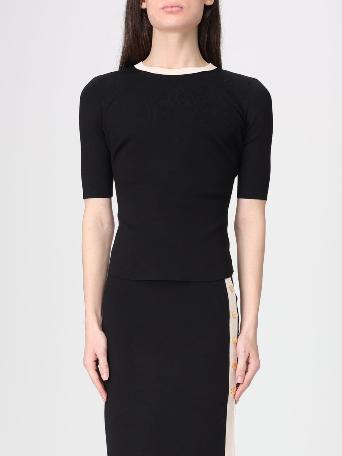Elisabetta Franchi Top Woman color Black