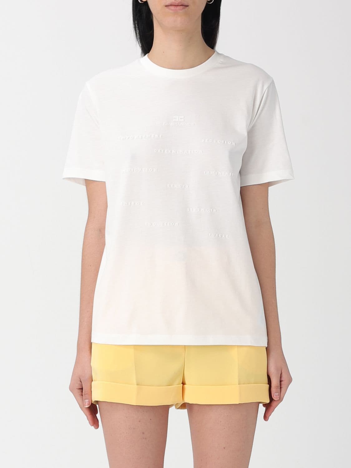 Elisabetta Franchi T-Shirt Woman color White