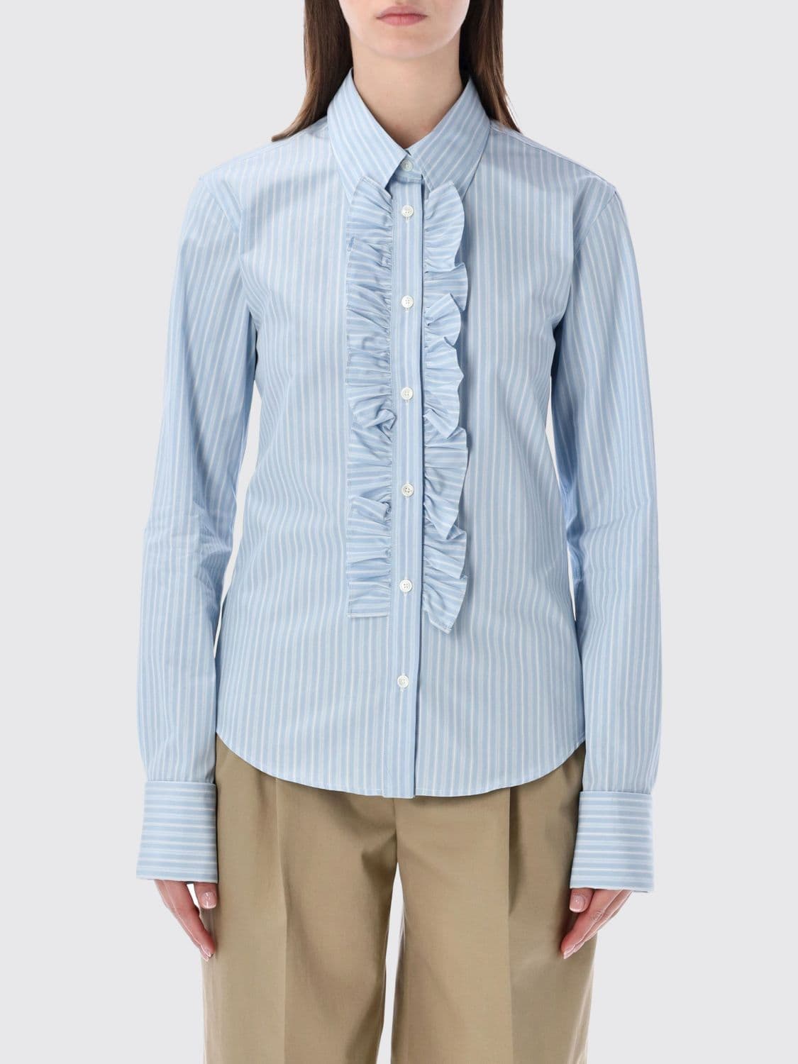Ami Paris Shirt Woman color Blue