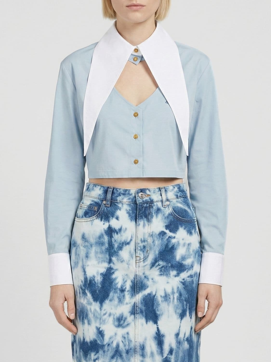 Vivienne Westwood Shirt Woman color Sky Blue