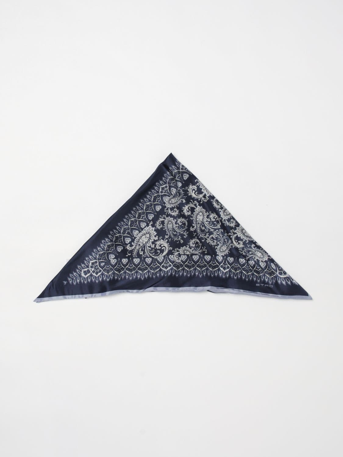 Etro Neck Scarf Men color Blue