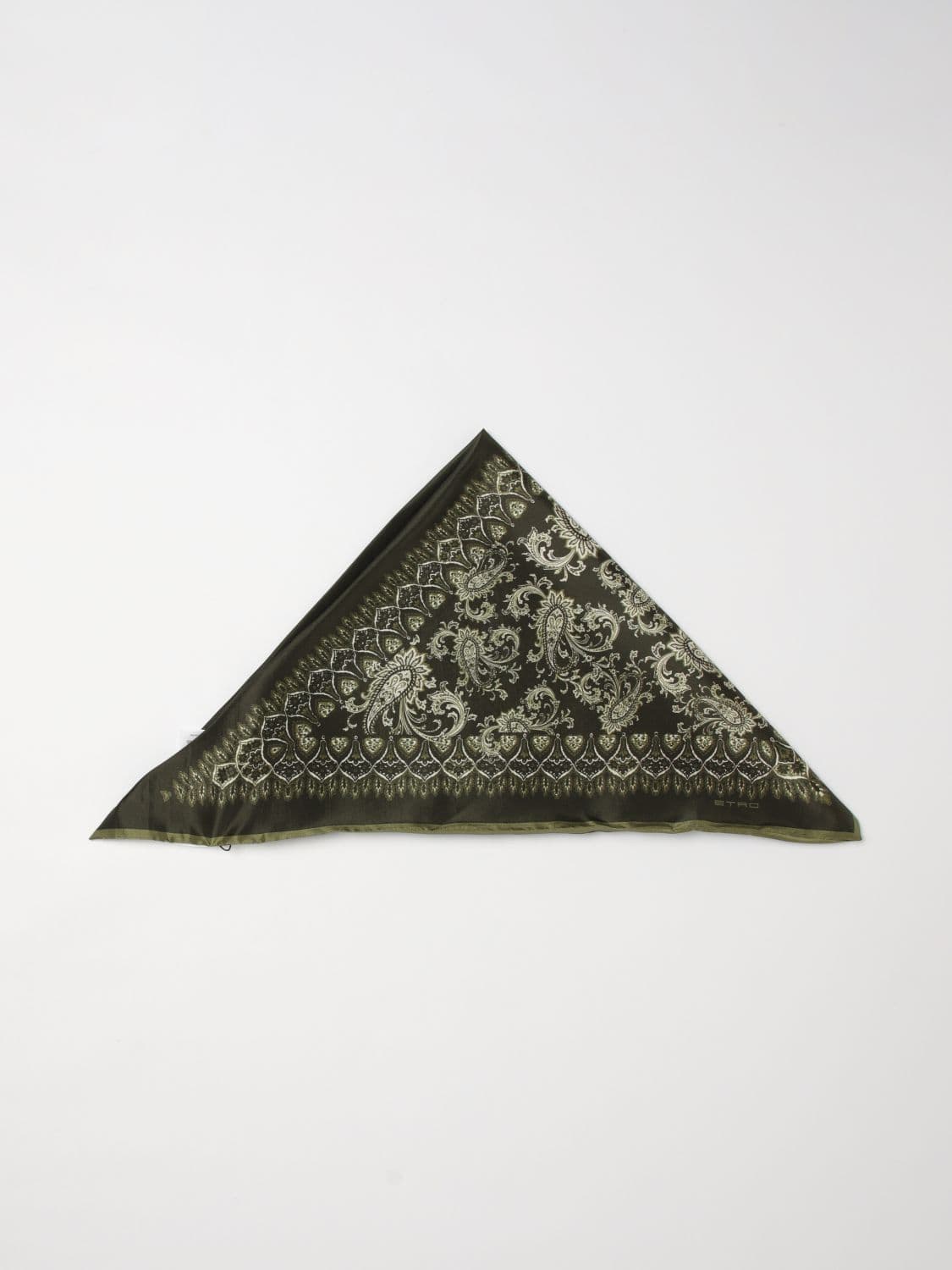 Etro Neck Scarf Men color Green