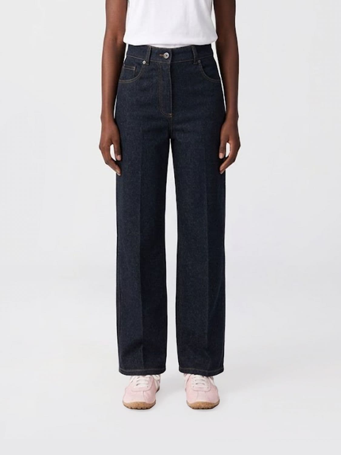 Max Mara Jeans Woman color Blue