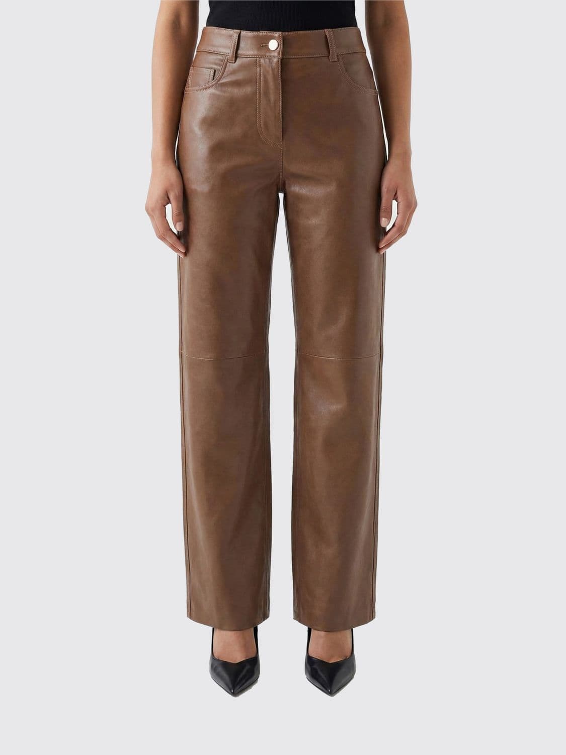 's Max Mara Pants Woman color Brown