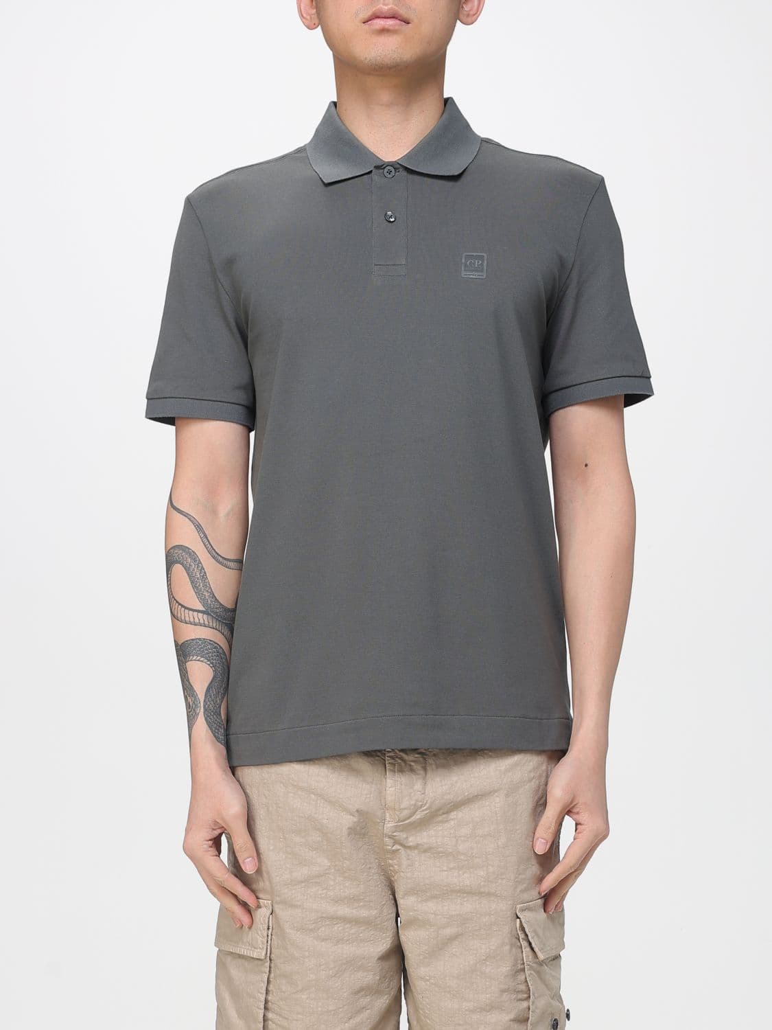 C.p. Company C. P. COMPANY Polo Shirt Men color Grey · S