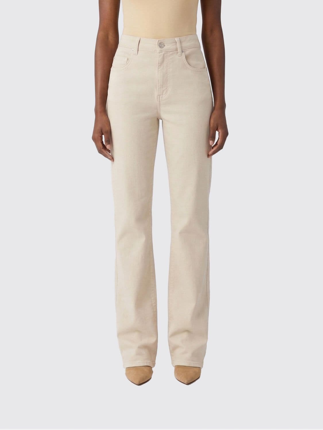 Isabel Marant Jeans Woman color Beige