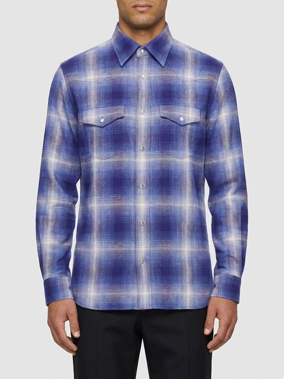 Tom Ford Shirt Men color Blue · 40