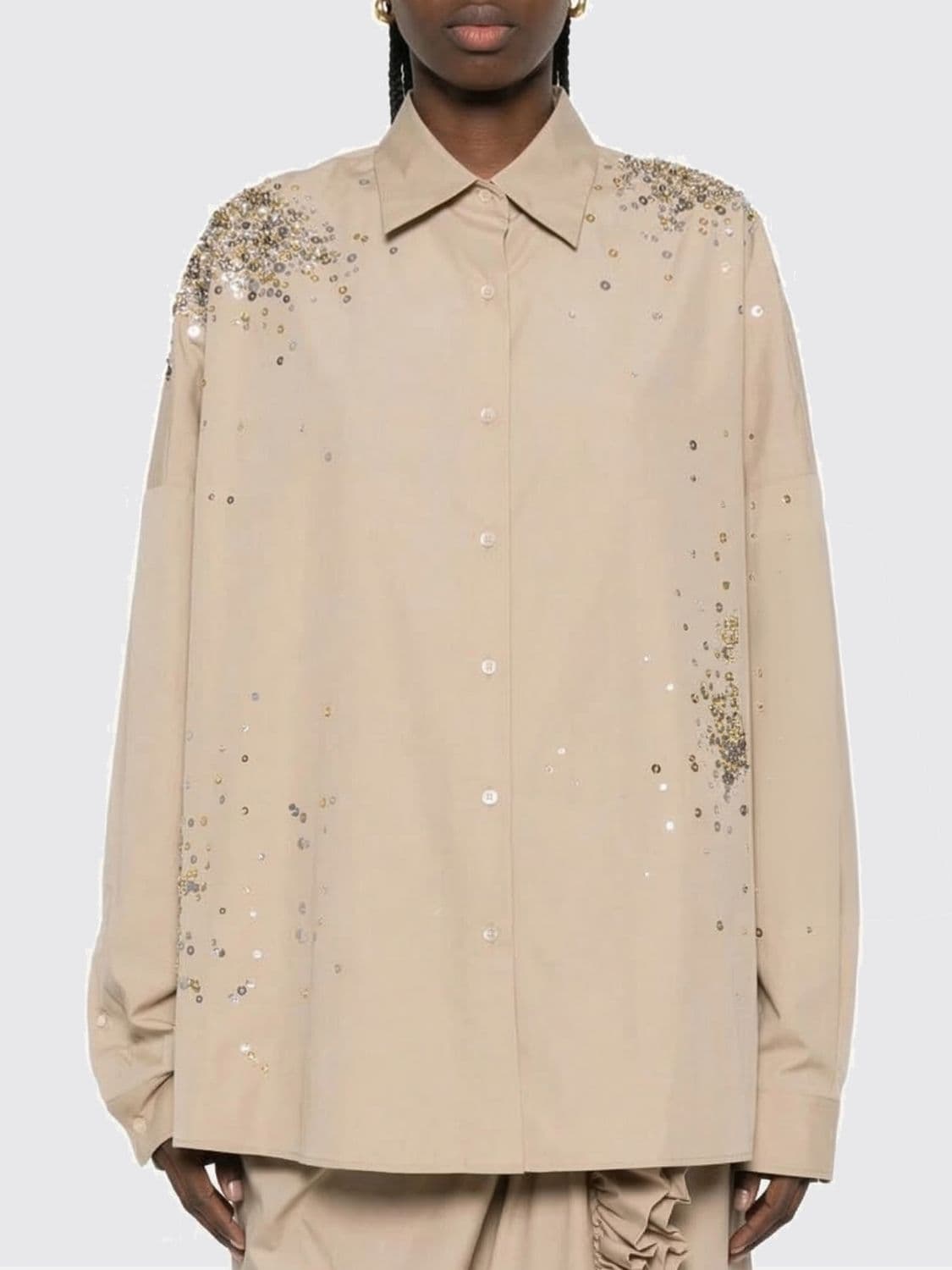 Dries Van Noten Shirt Woman color Beige · S