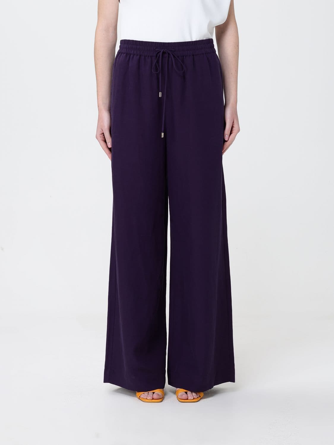 Liu Jo Pants Woman color Violet · 46