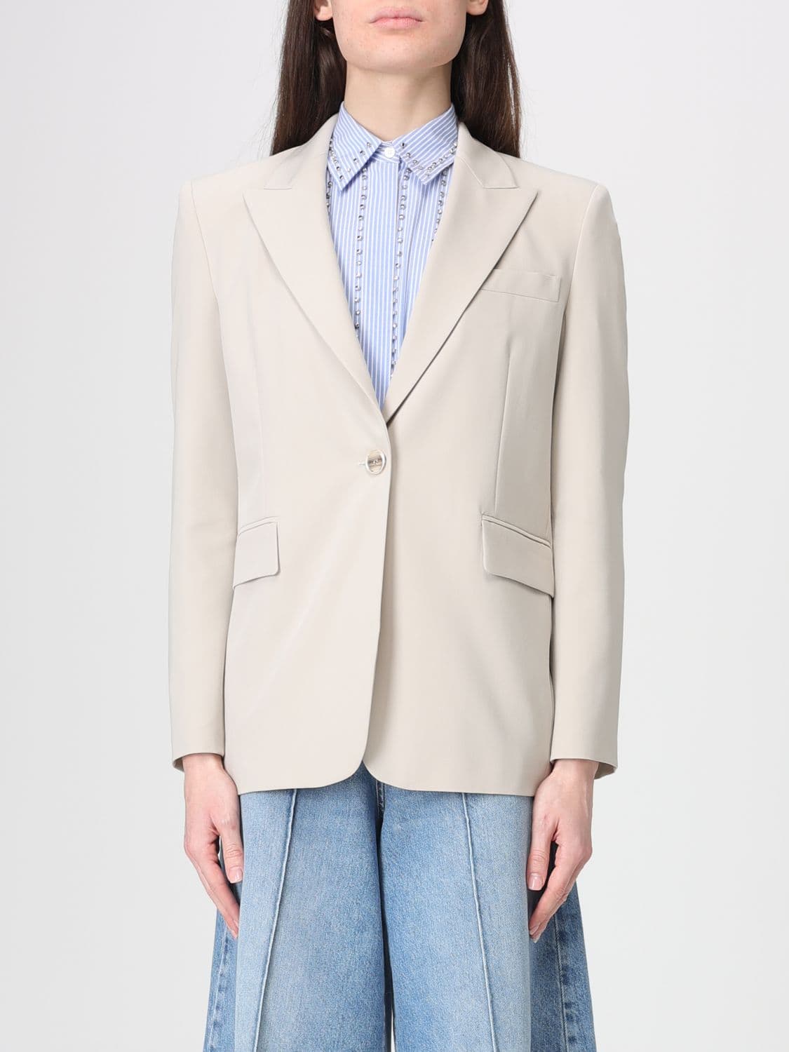 Pinko Jacket Woman color Grey