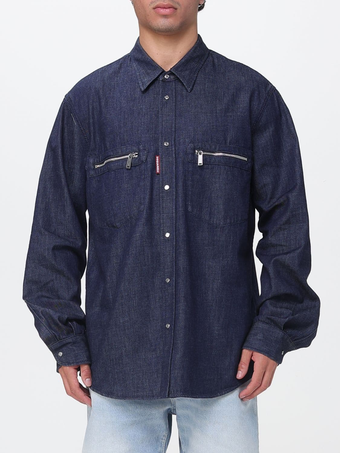 Dsquared2 Shirt Men color Blue