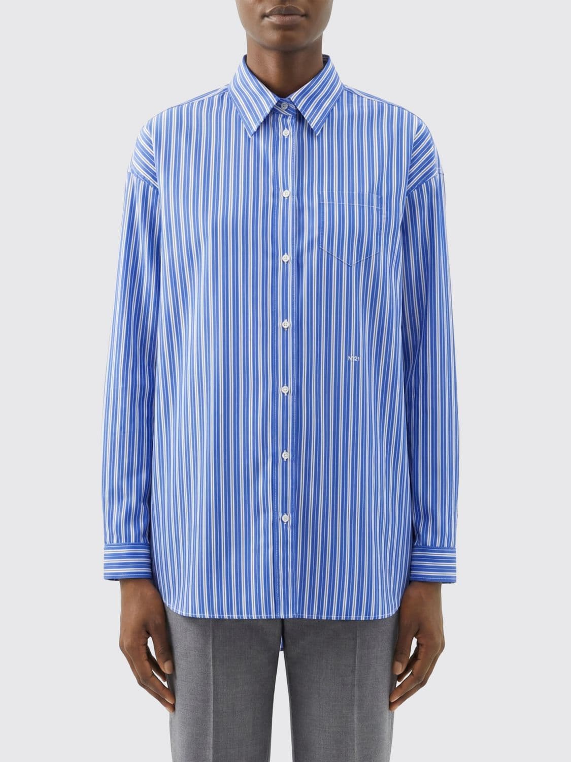 N° 21 Shirt Woman color Blue · M