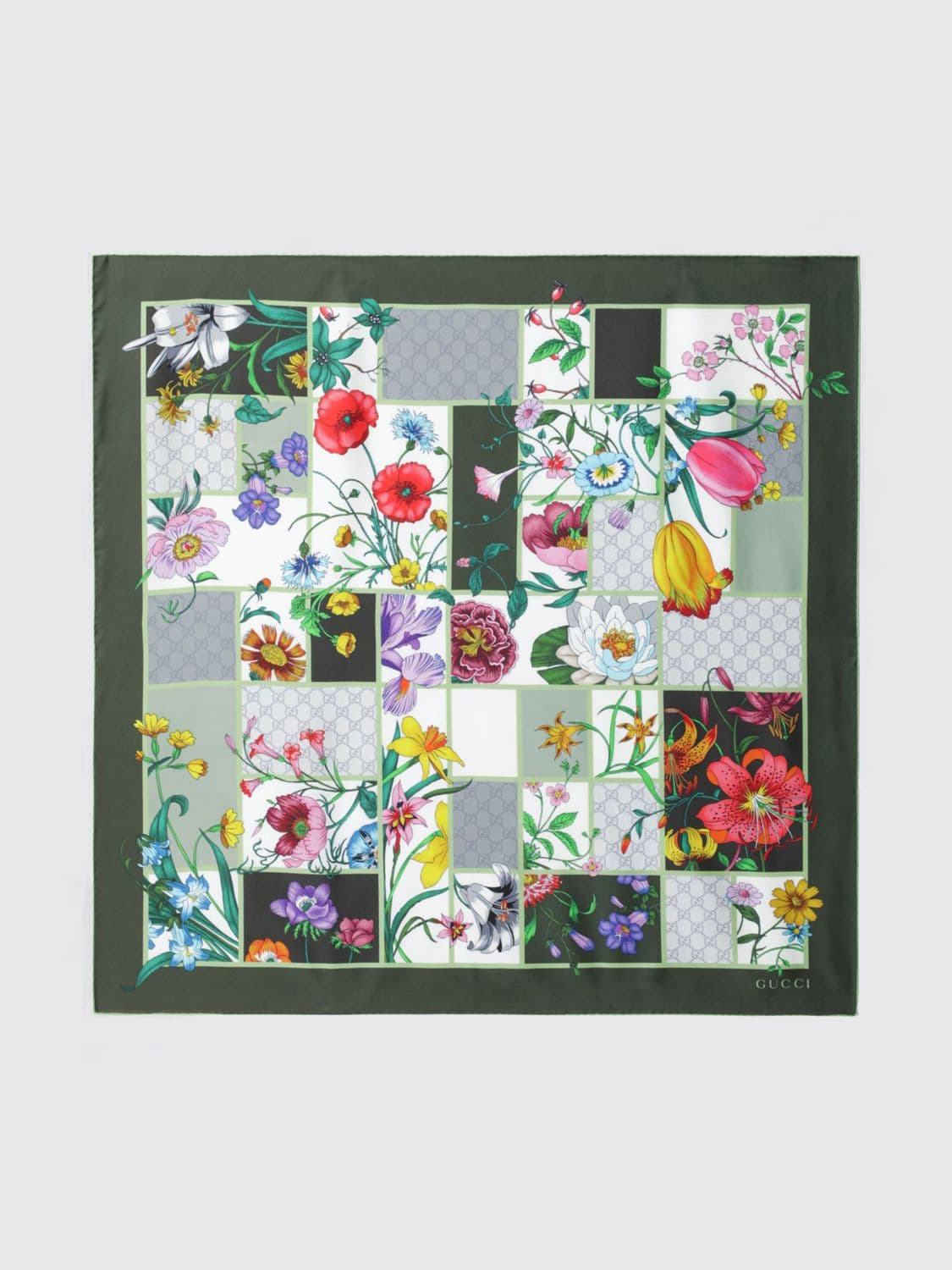 Gucci Neck Scarf Woman color Green