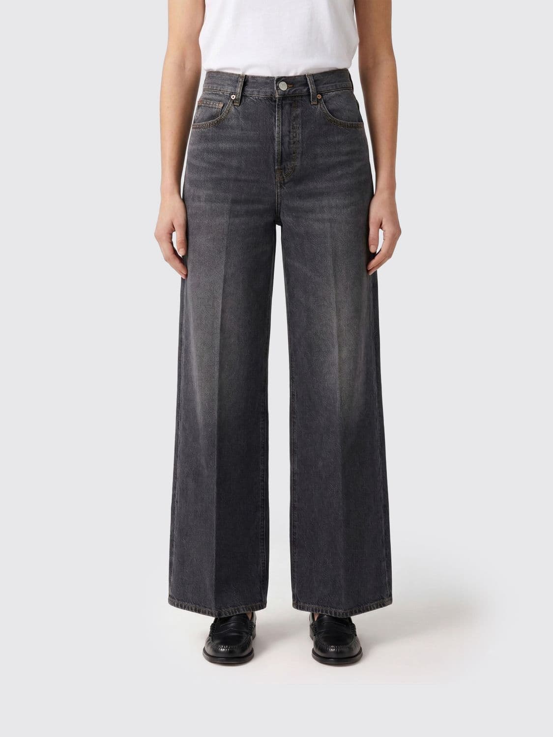 Gucci Jeans Woman color Grey