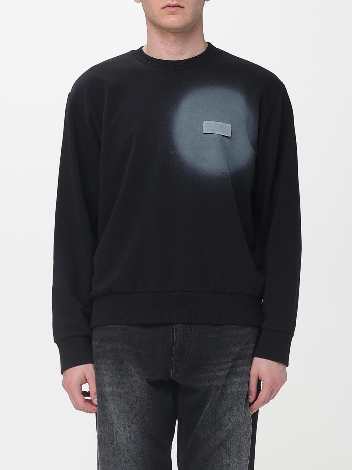 Mm6 Maison Margiela Sweatshirt Men color Black 1