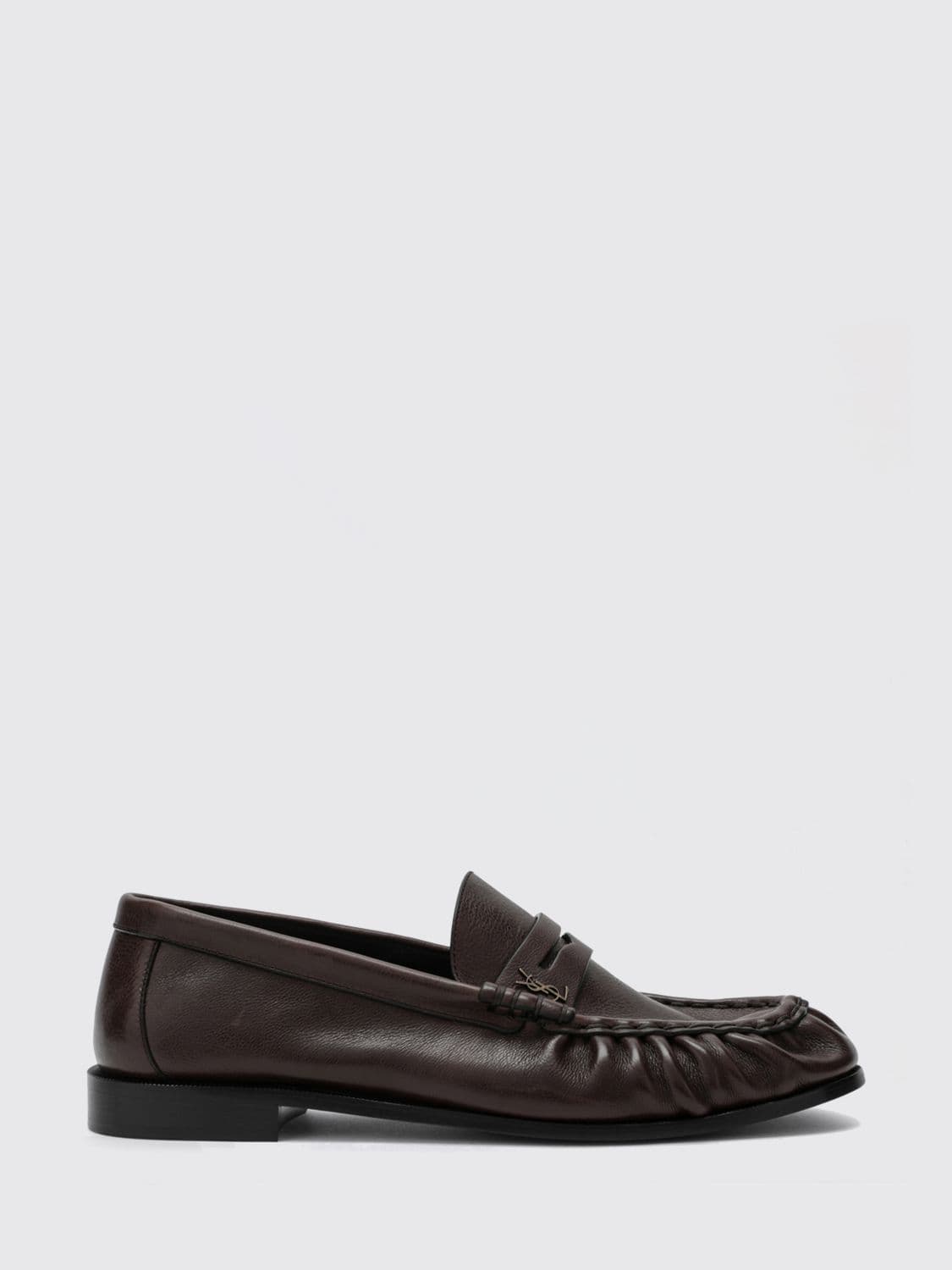 Saint Laurent Loafers Men color Brown