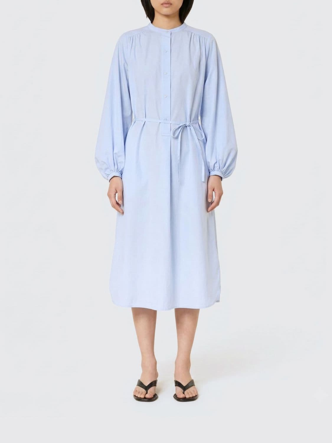 Loulou De Saison Dress Woman color Gnawed Blue · 38