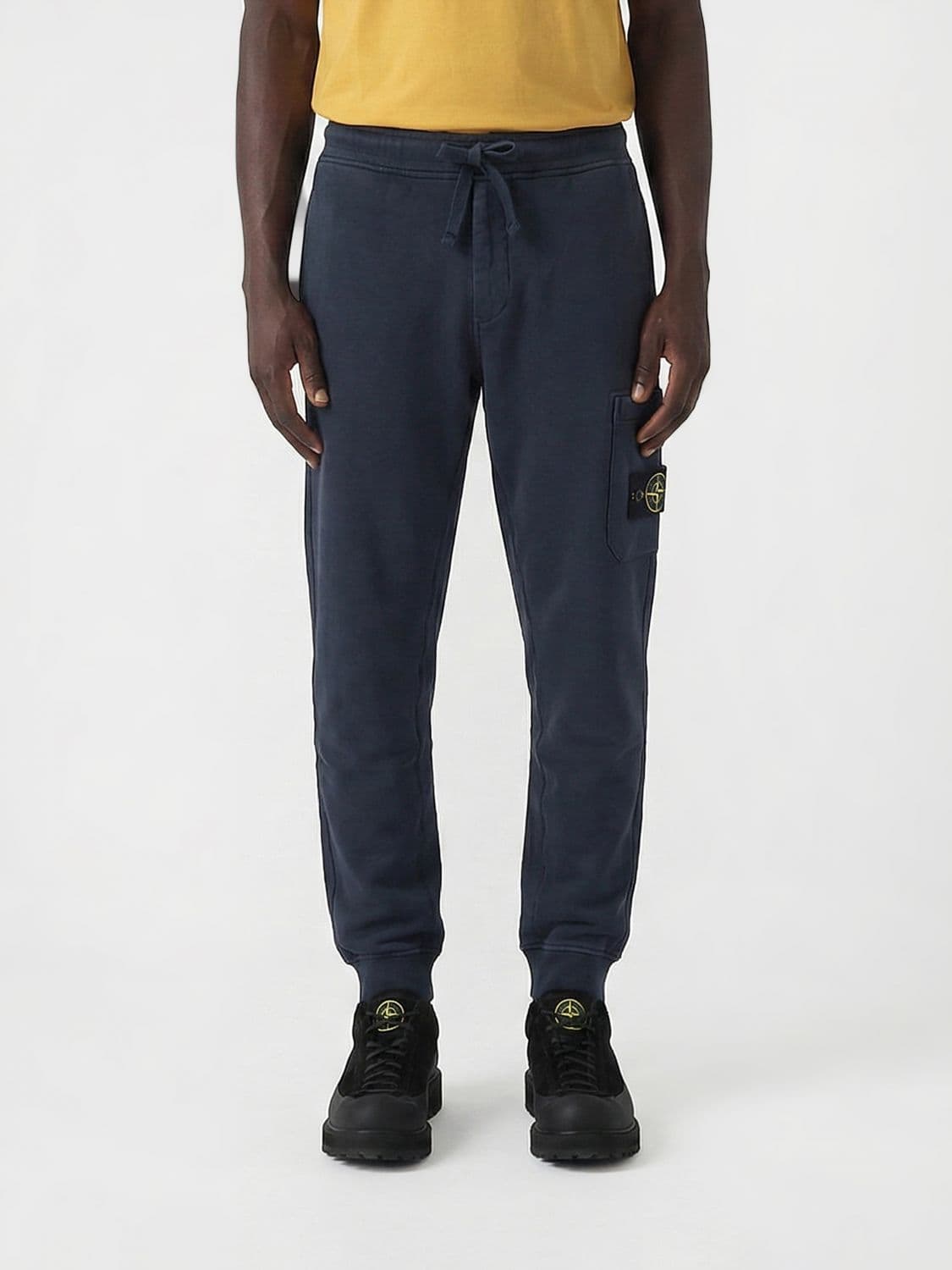 Stone Island Pants Men color Blue