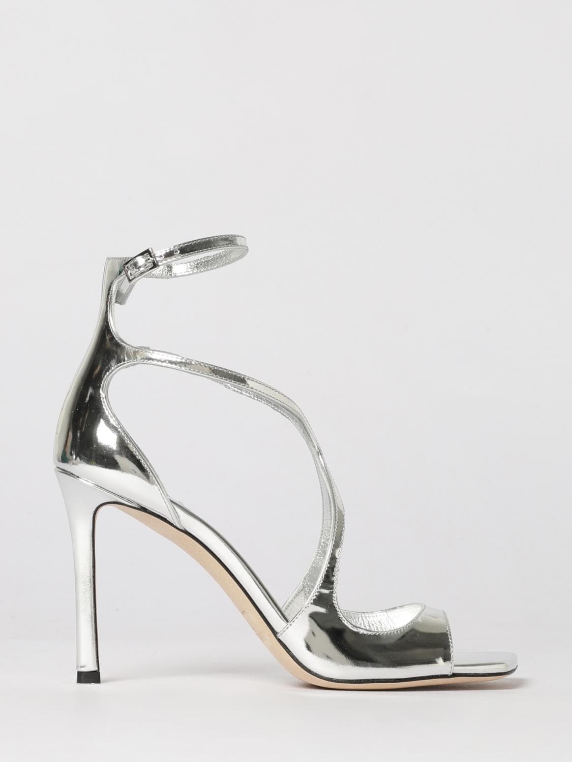 Jimmy Choo Heeled Sandal Woman color Silver
