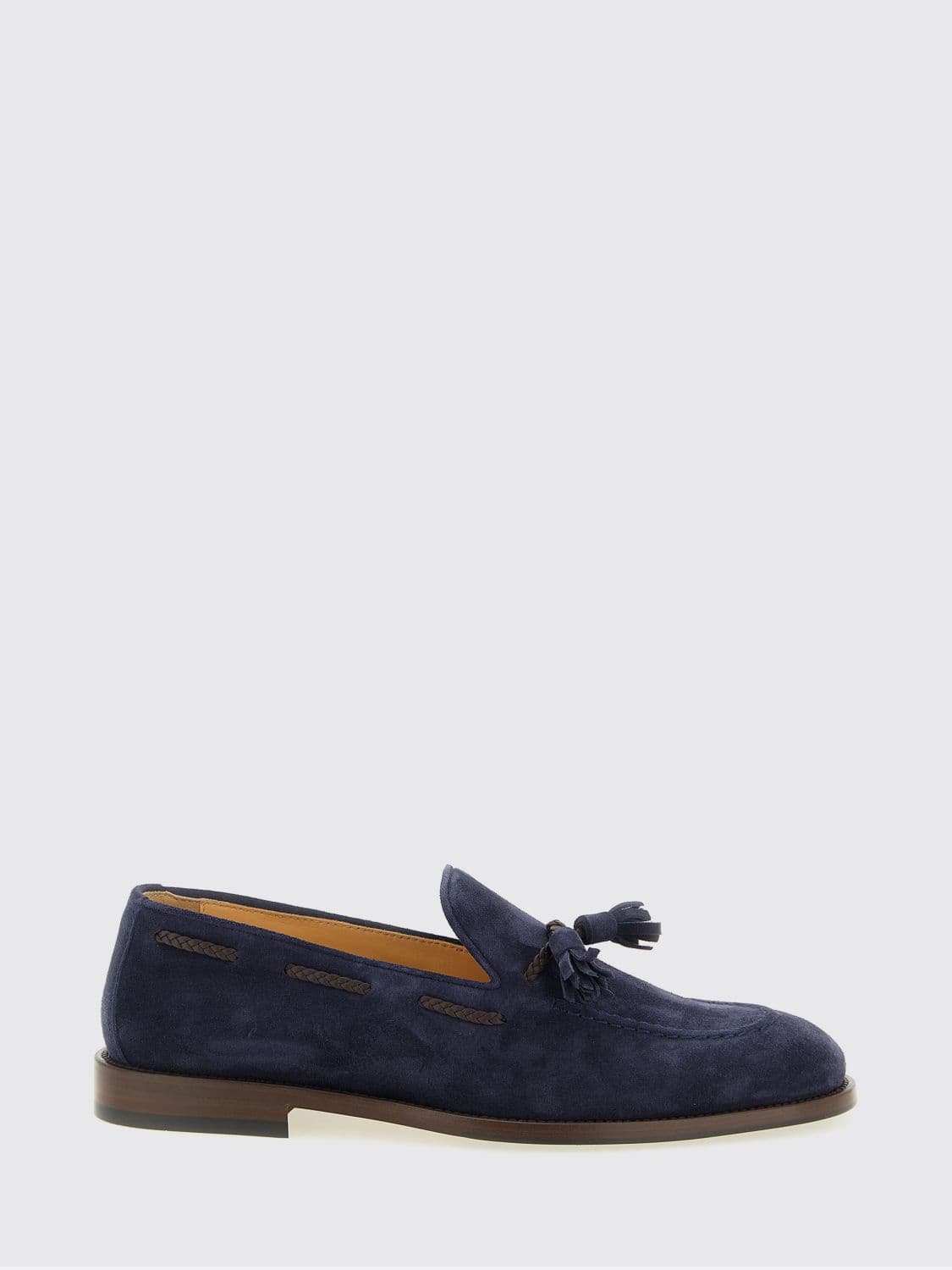 Brunello Cucinelli Loafers Men color Blue
