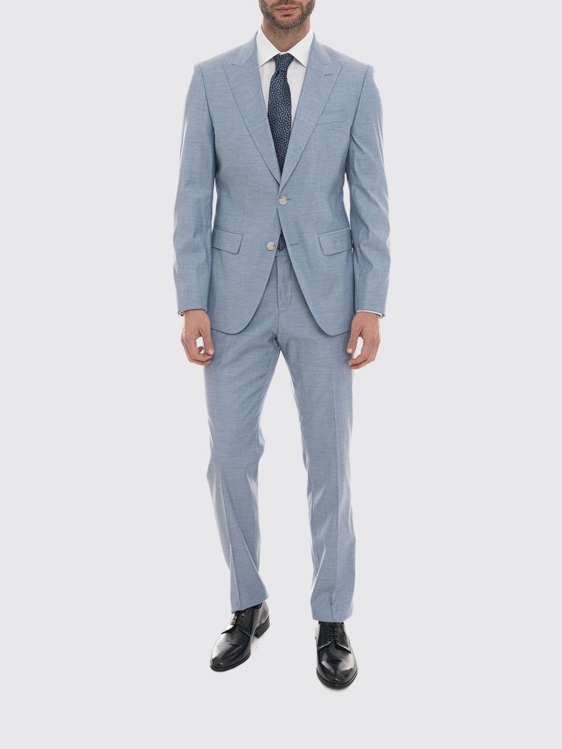 Boss Suit Men color Sky Blue